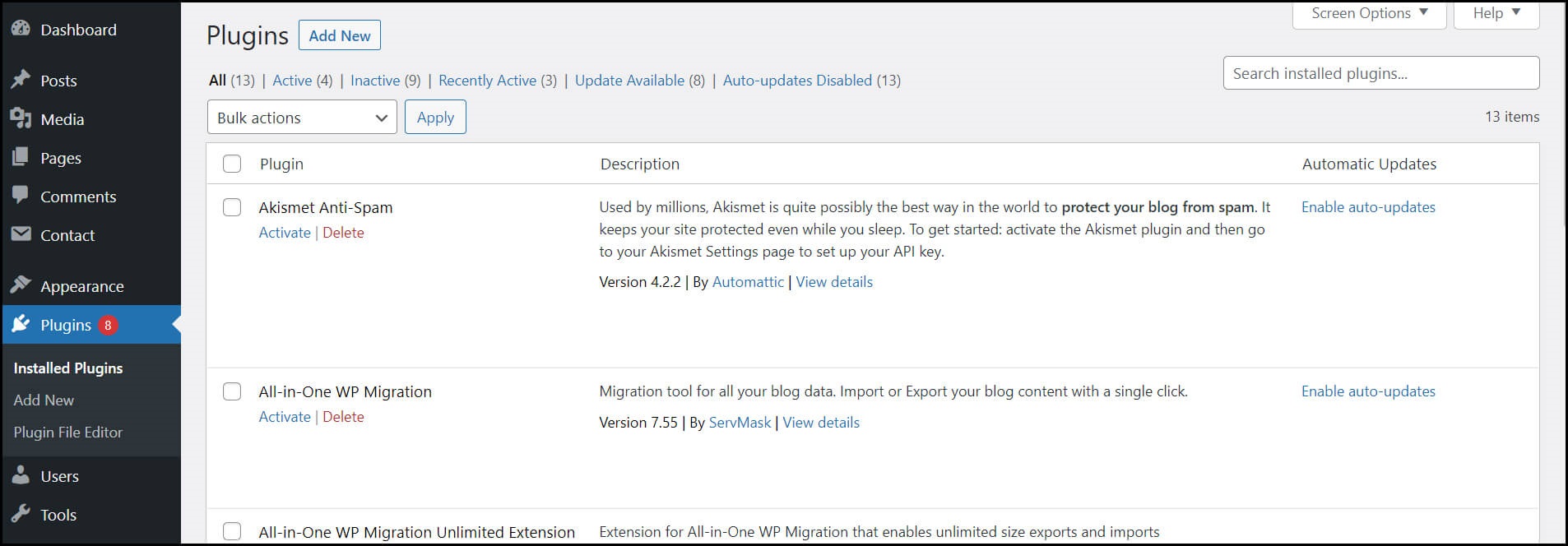 Install Plugins