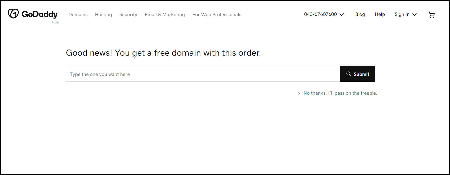 Setting up a domain name