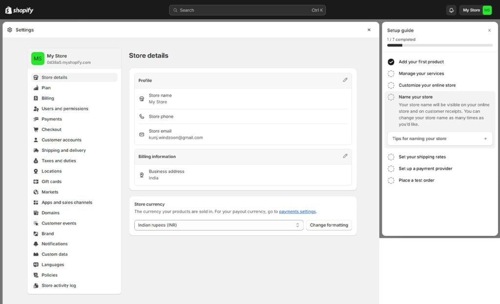 shopify-settings-store-details