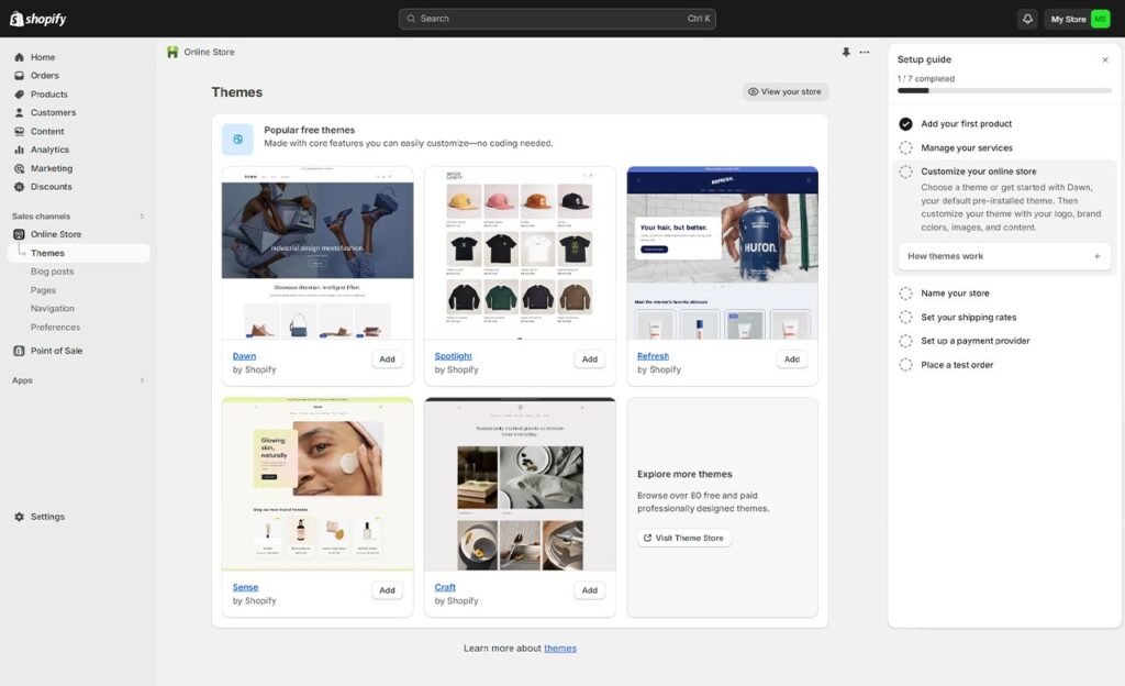 shopify-theme-dashboard